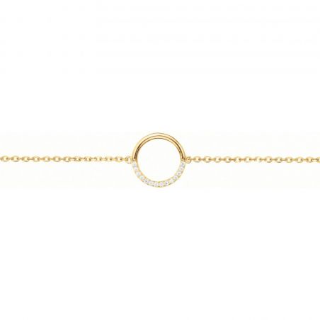 Bracelets plaqué or : jonc plaqué or, bracelet femme plaqué or (4) - bracelets-femme - edora - 2