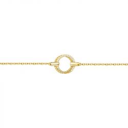 Bracelet or & argent, bracelet plaqué or, bracelet cuir & tissu (35) - bracelets-femme - edora - 2