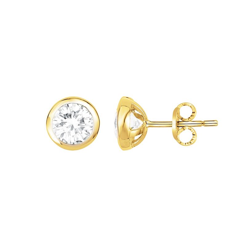 Boucles d'oreilles femme puces edora plaque or et oxydes
 - boucles-d-oreilles-femme - edora