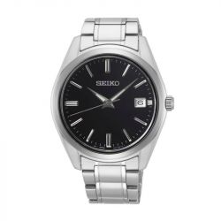 Montre homme seiko classique acier argenté - analogiques - edora - 0