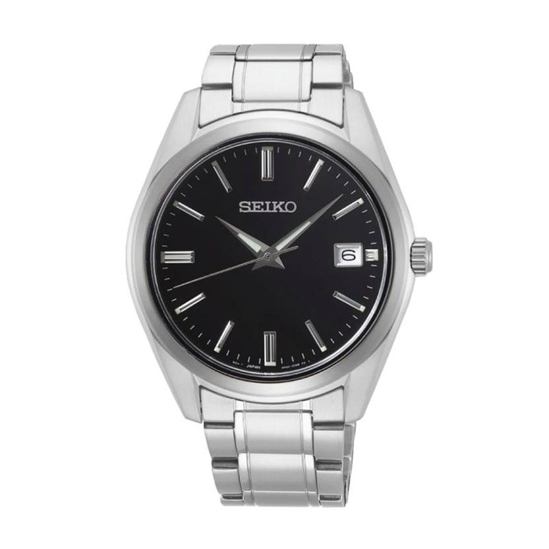 Montre homme seiko classique acier argenté - analogiques - edora