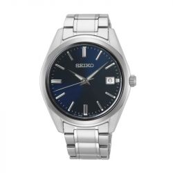 Montre homme seiko classique acier argenté - analogiques - edora - 0