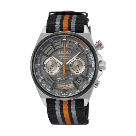 Montre homme chronographe seiko sport nylon – analogiques