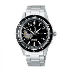 Montre homme automatique seiko presage acier argenté - analogiques - edora - 0