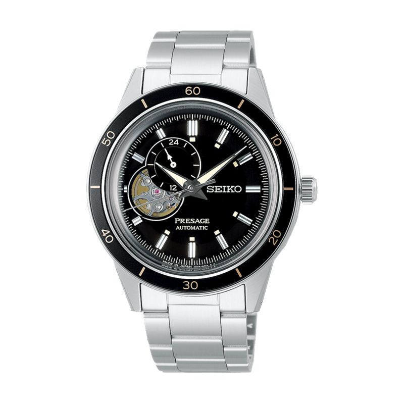 Montre homme automatique seiko presage acier argenté - analogiques - edora