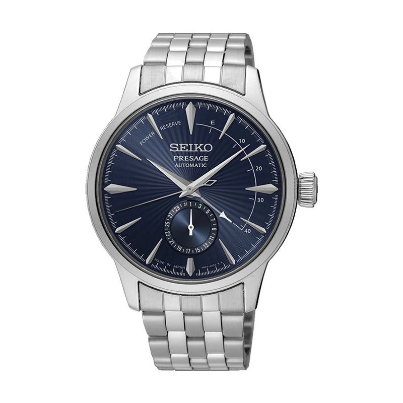Montre homme automatique seiko presage acier argenté - analogiques - edora