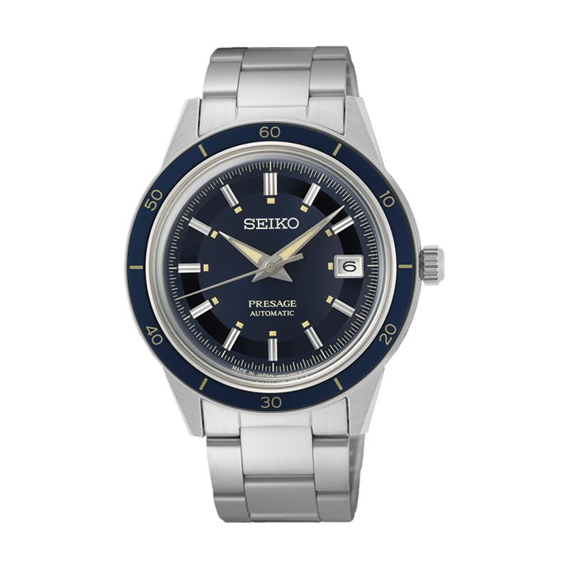 Montre homme automatique seiko presage acier argenté - montres-homme - edora