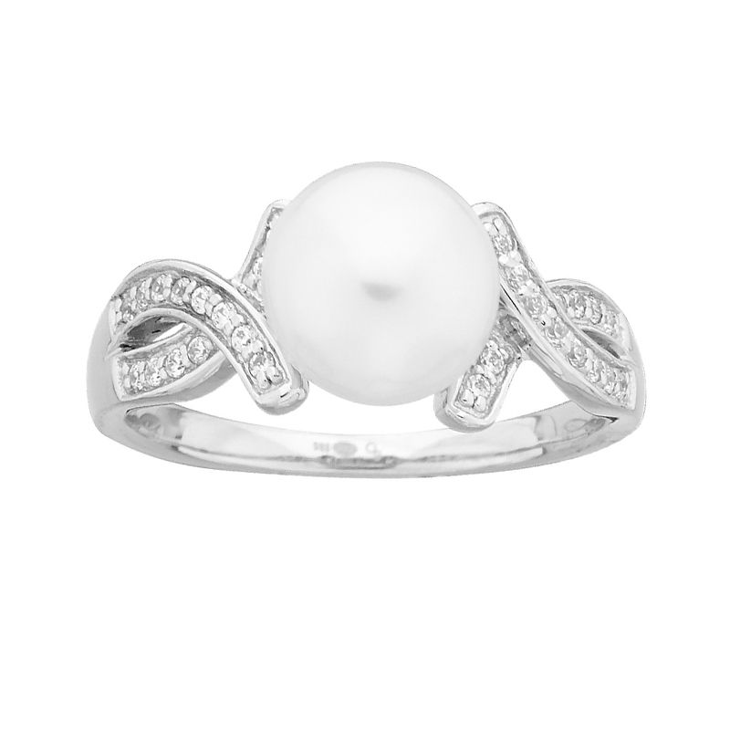 Bague femme edora argent 925/1000 et perle - bagues-femmes - edora
