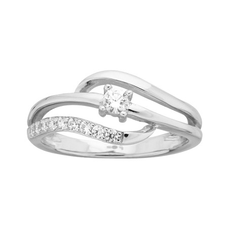 Bague femme edora argent 925/1000 et oxydes
 – bagues femme