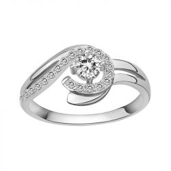 Bague femme edora argent 925/1000 et oxydes - bagues-femmes - edora - 0