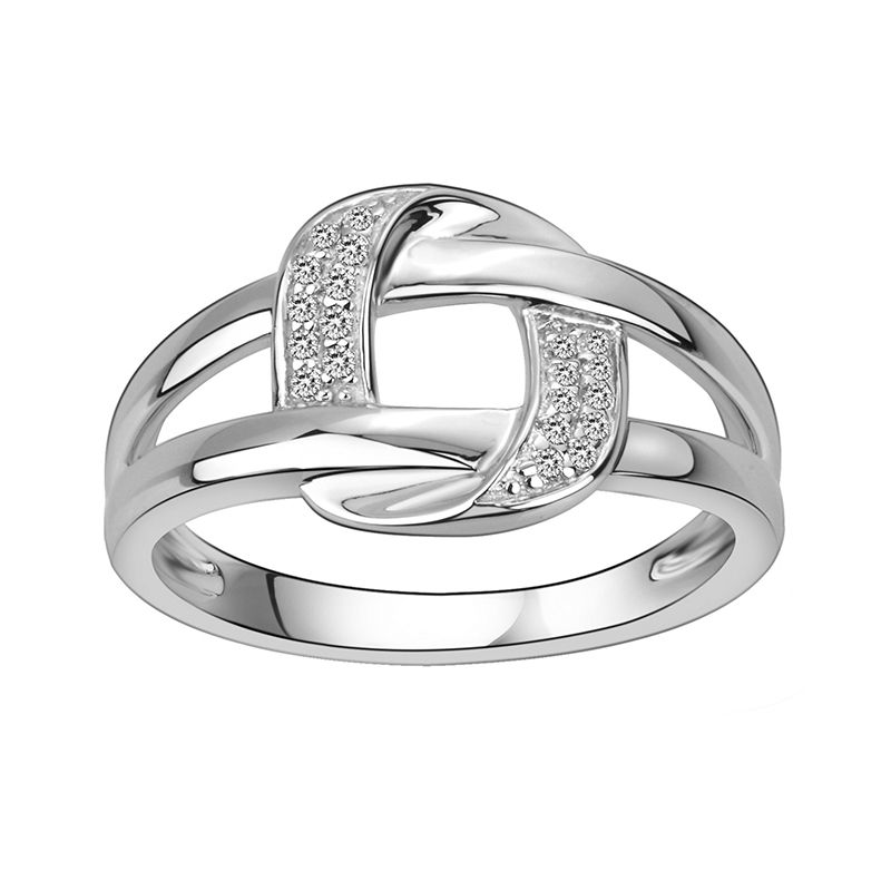Bague femme empierrée edora argent 925/1000 et oxydes - bagues-femmes - edora