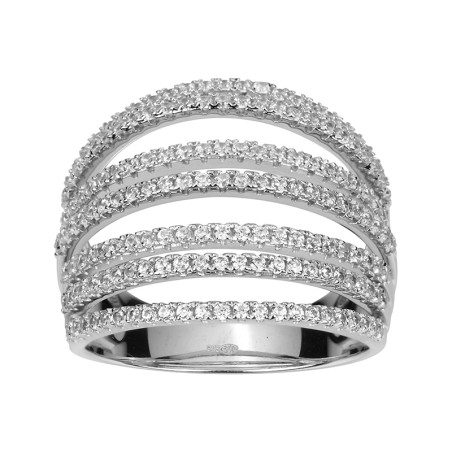 Bague femme empierré edora argent 925/1000 et oxydes – bagues femme