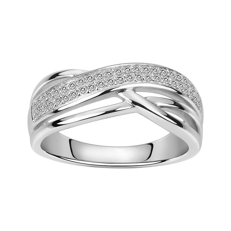 Bague femme edora argent 925/1000 et oxydes - bagues-femmes - edora