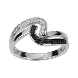 Bague femme edora argent 925/1000 et oxydes - bagues-femmes - edora - 0