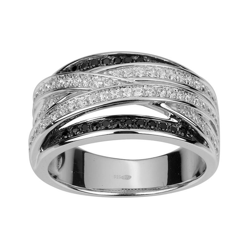 Bague femme edora argent 925/1000 et oxydes - bagues-femmes - edora