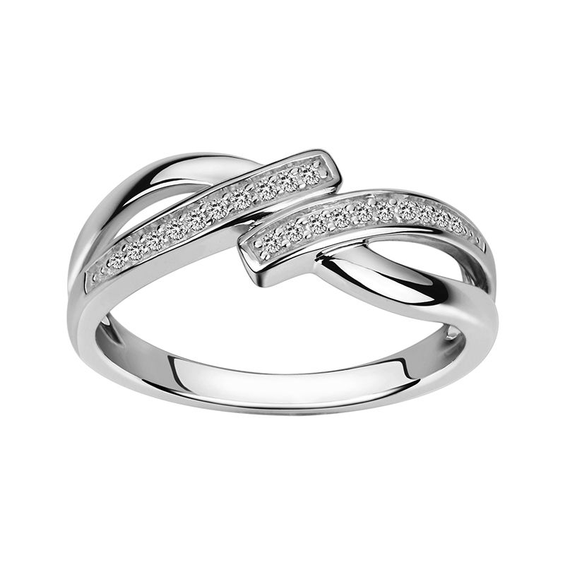 Bague femme infini argent 925/1000 et oxydes - plus-de-bagues-femmes - edora