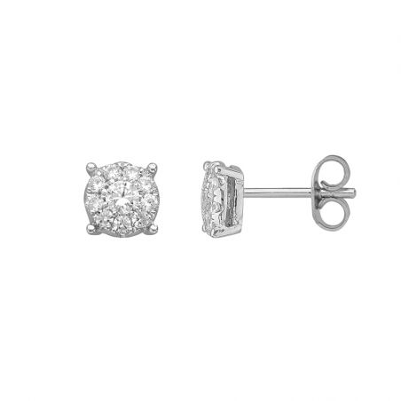 Boucles d’oreilles puce or, argent & clous d’oreille argent, or (3) - boucles-d-oreilles-femme - edora - 1