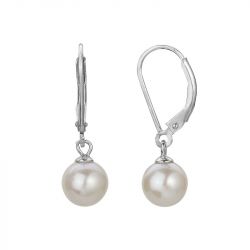Boucles d'oreilles femme pendantes edora argent 925/1000 et perles
 - boucles-d-oreilles-femme - edora - 0