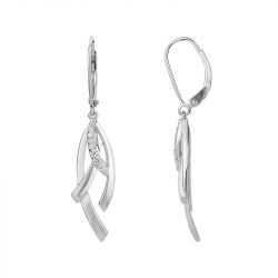 Boucles d'oreilles femme pendantes edora argent 925/1000 et oxydes
 - boucles-d-oreilles-femme - edora - 0