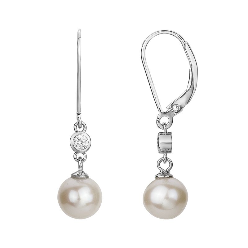 Boucles d'oreilles femme pendantes edora argent 925/1000 et perles
 - boucles-d-oreilles-femme - edora