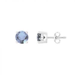 Boucles d'oreilles femme puces edora argent 925/1000 et spinelles 
 - boucles-d-oreilles-femme - edora - 0