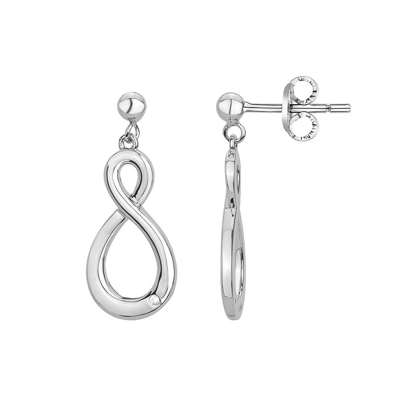 Boucles d'oreilles pendantes d'Oreilles Femme Elli Infinity
