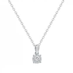 Collier femme rond serti edora argent 925/1000 et oxydes - colliers-femme - edora - 0