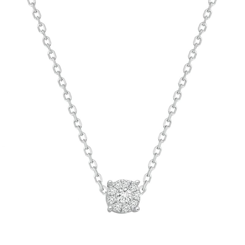 Collier femme rond serti edora argent 925/1000 et oxydes - colliers-femme - edora