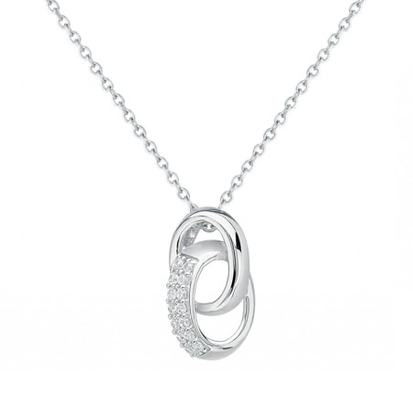 Collier femme edora argent 925/1000 et oxydes – colliers femme