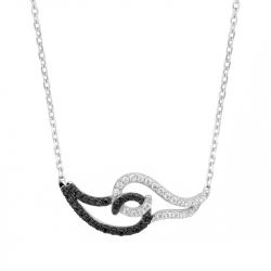 Collier femme edora argent 925/1000 et oxydes - colliers-femme - edora - 0