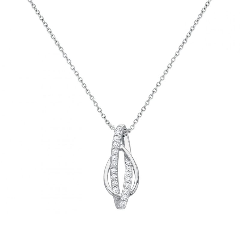 Collier femme edora argent 925/1000 et oxydes - colliers-femme - edora