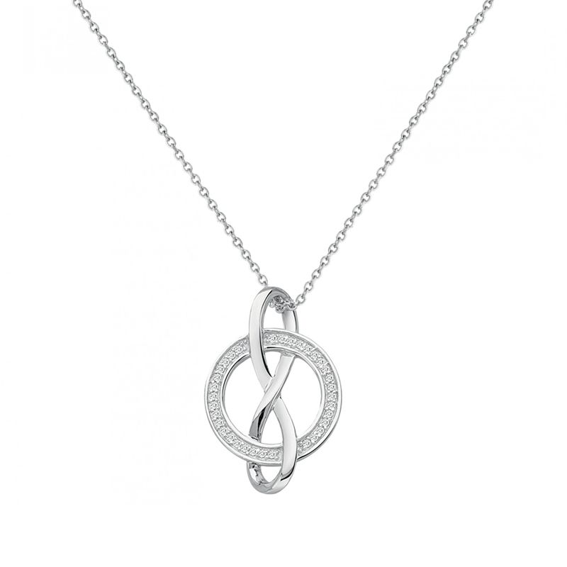 Collier femme edora argent 925/1000 et oxydes - colliers-femme - edora