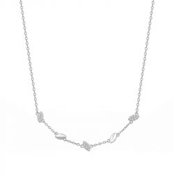 Collier femme edora argent 925/1000 et oxydes - colliers-femme - edora - 0