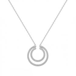Collier femme edora argent 925/1000 et oxydes - colliers-femme - edora - 0