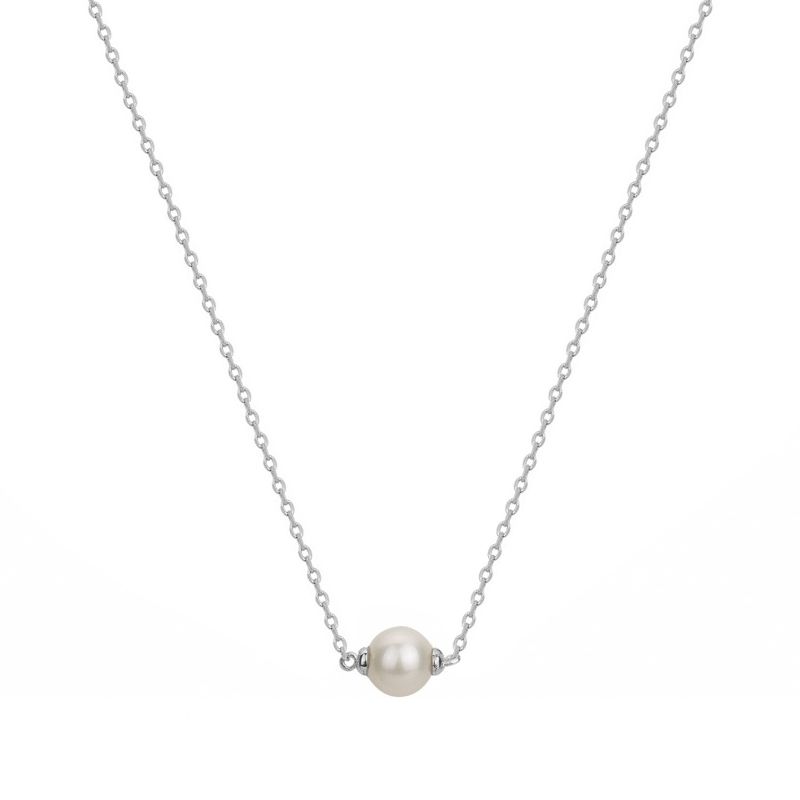Collier femme edora argent 925/1000 et perle d'eau douce  - colliers-femme - edora