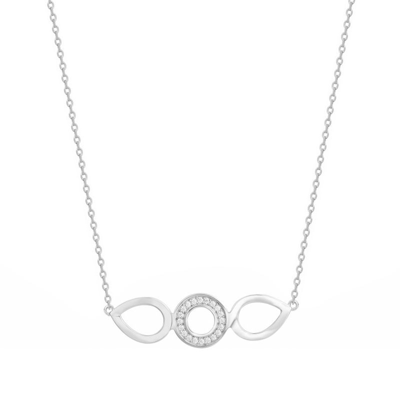 Collier femme edora argent 925/1000 et oxydes - colliers-femme - edora