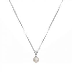 Collier femme edora argent 925/1000 et perle - colliers-femme - edora - 0