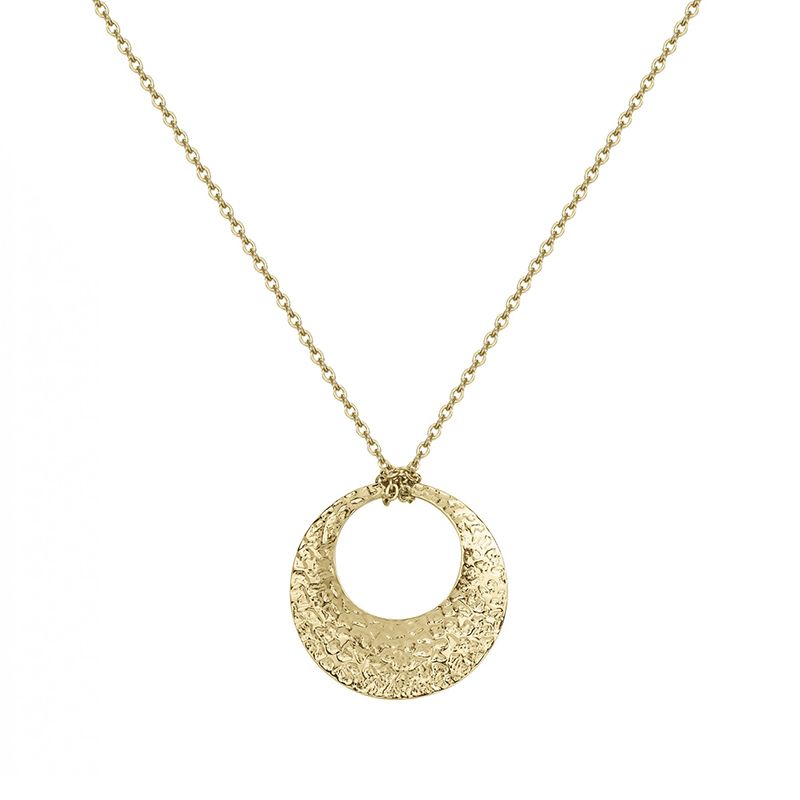 Collier femme phebus acier doré - colliers-femme - edora Collier femme phebus acier doré - colliers-femme - edora