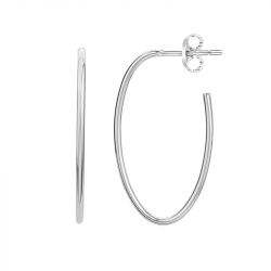 Boucles d'oreilles femme créoles phebus acier - boucles-d-oreilles-femme - edora - 0