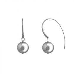 Boucles d'oreilles femme pendantes boules phebus acier  - boucles-d-oreilles-femme - edora - 0