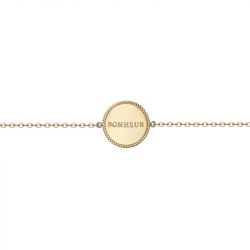 Bracelet or & argent, bracelet plaqué or, bracelet cuir & tissu (26) - bracelets-femme - edora - 2