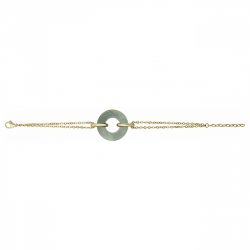 Bracelet femme phebus acier doré et acetate - bracelets-femme - edora - 2