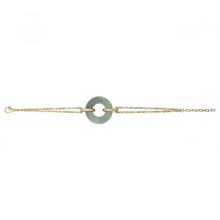 Bracelet femme phebus acier doré et acetate – bracelets femme