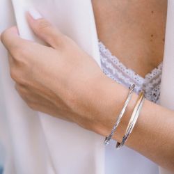 Bracelet or femme : bracelet chaine & bracelet jonc or femme - edora - joncs - edora - 2