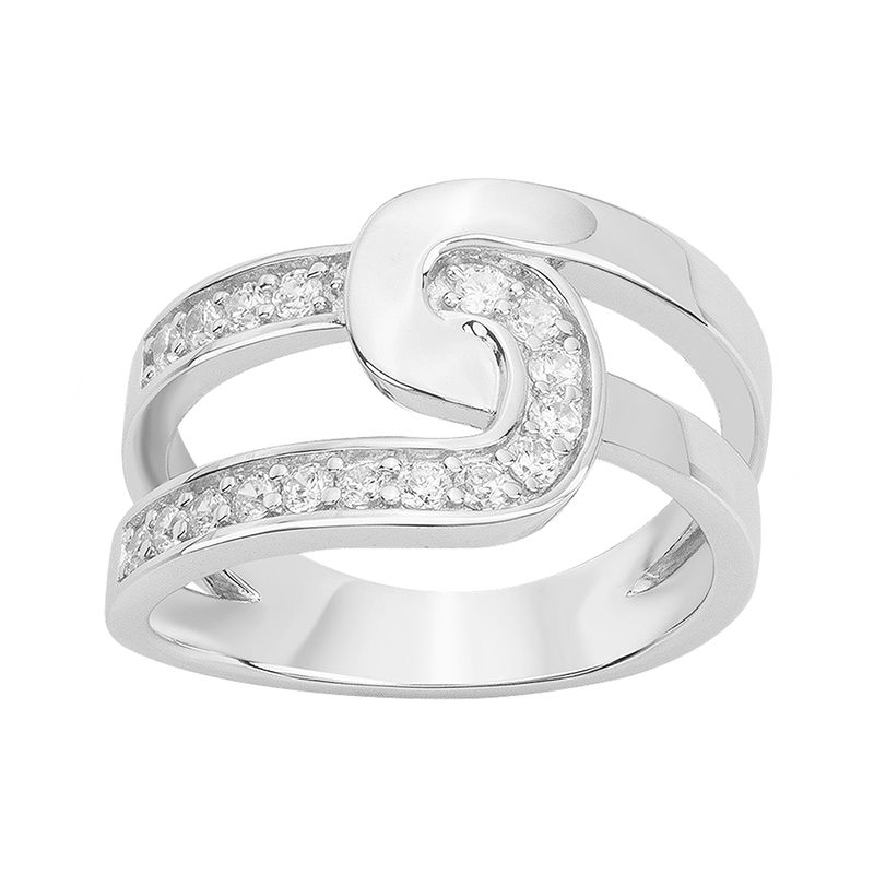 Bague femme edora argent 925/1000 et oxydes - bagues-femmes - edora