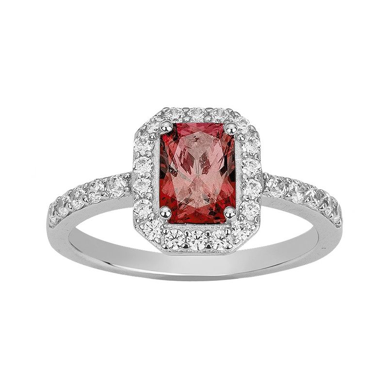 Bague femme edora argent 925/1000 et spinelle 
 - bagues-femmes - edora