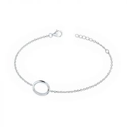 Bracelet femme edora argent 925/1000 et oxydes - bracelets-femme - edora - 0