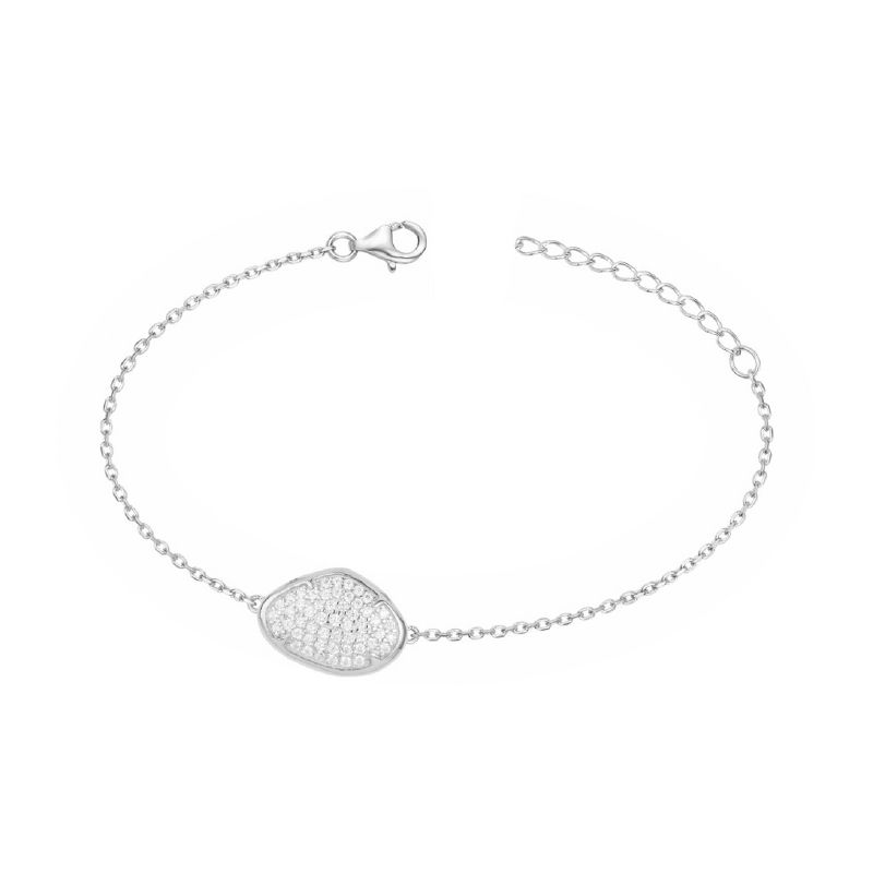 Bracelet femme edora argent 925/1000 et oxydes - bracelets-femme - edora