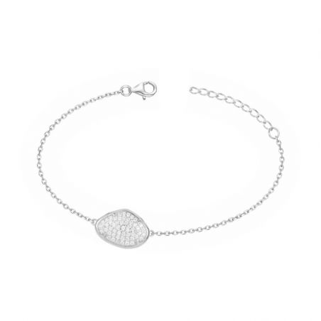 Bracelet or & argent, bracelet plaqué or, bracelet cuir & tissu (3) - bracelets-femme - edora - 1