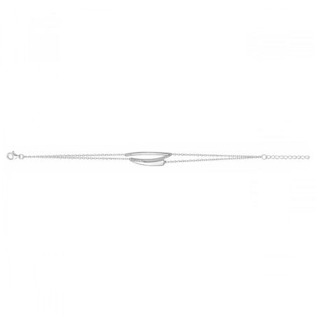 Bracelet femme edora argent 925/1000 et oxydes – bracelets femme